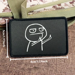 Parche táctico Hermano Memorial Velcro doble gancho y bucle