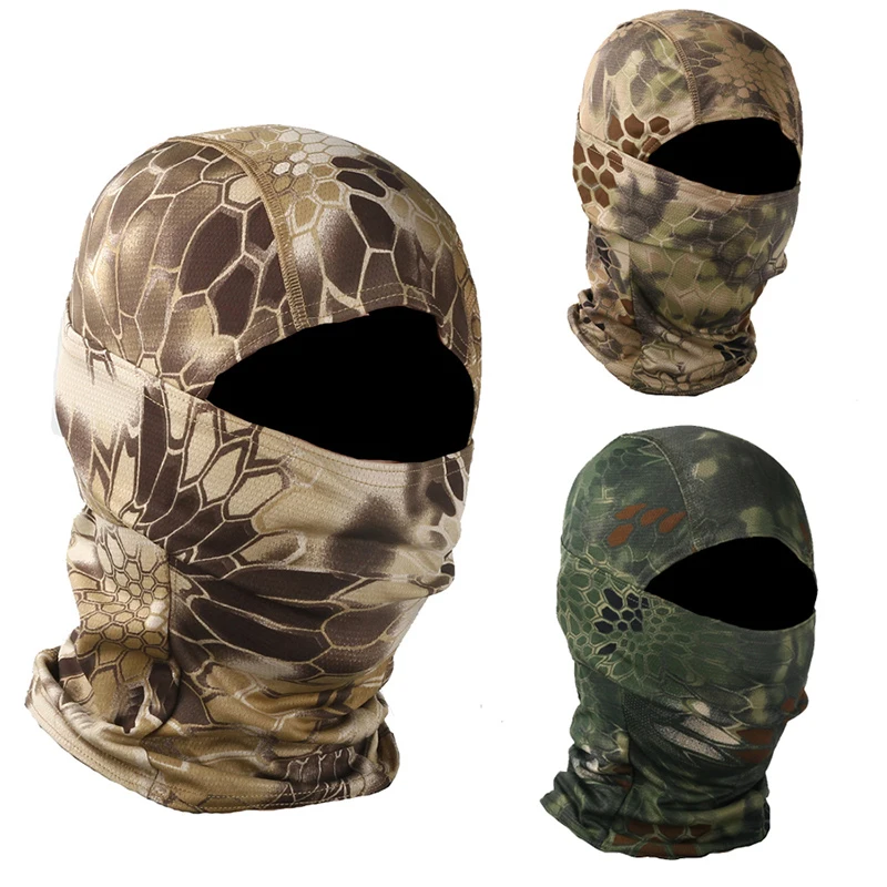 Capucha táctica para montar, visera deportiva, bufanda de protección solar, protección UV, visera de camuflaje para pesca al aire libre - imagen 3