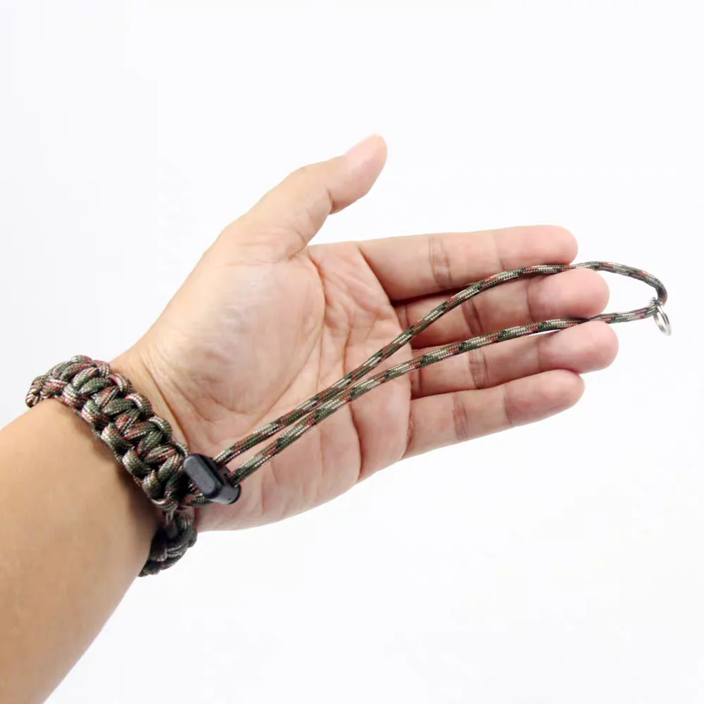 Pulsera para cámara réflex de un solo lente, correa para la muñeca, cuerda tejida para paraguas, cuerda para hervidor eléctrico de mano para exteriores, cordón antipérdida