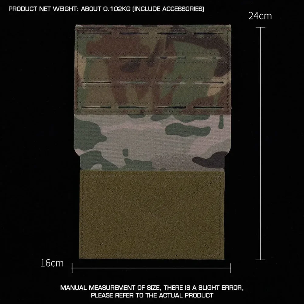 Micro Panel frontal para exteriores, para chaleco D3CRM MK4, arnés de aparejo para el pecho, portador de teléfono de navegación, Panel MOLLE, accesorios para chaleco de caza - imagen 2