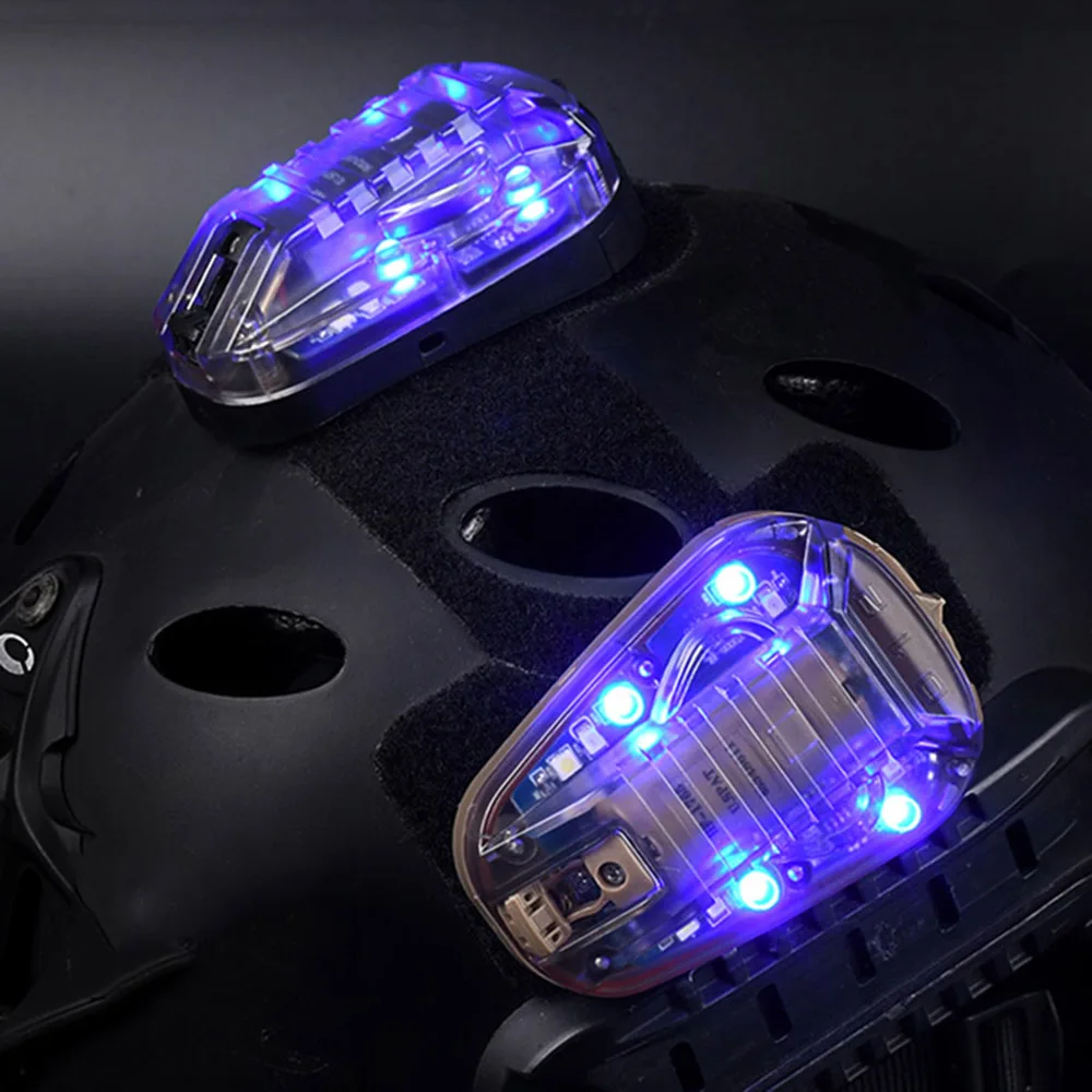 WADSN Airsoft casco luz GEN3 deporte impermeable azul verde rojo IR estroboscópico impermeable supervivencia al aire libre señal de seguridad lámpara de Flash - imagen 3