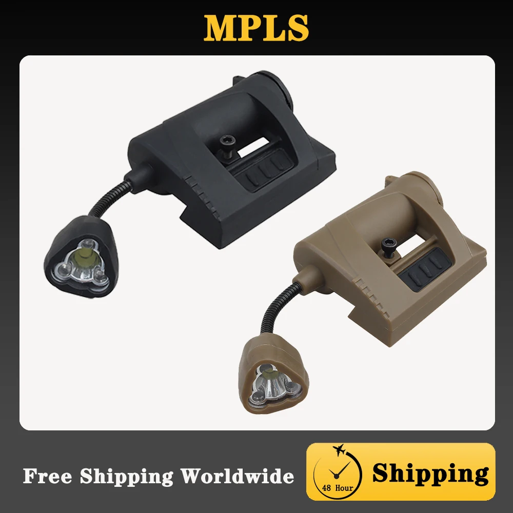 Casco táctico con luz de carga Mpls, lámpara láser IR, 4 modos, verde, rojo, ahorro de energía, linterna para casco de caza