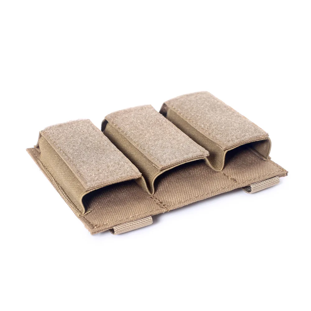 Molle-riñonera EDC doble Triple de 9MM, bolsa para revistas, soporte para linterna de caza, Airsoft Mag, chaleco - imagen 4