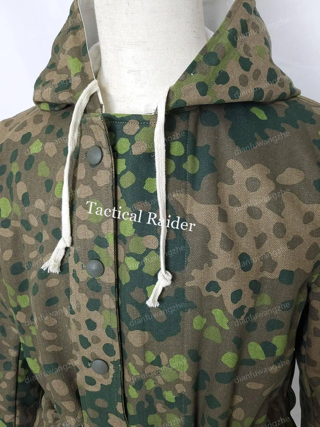 Dot44 chaqueta táctica camuflaje pea doble cara para frío y calor - imagen 2