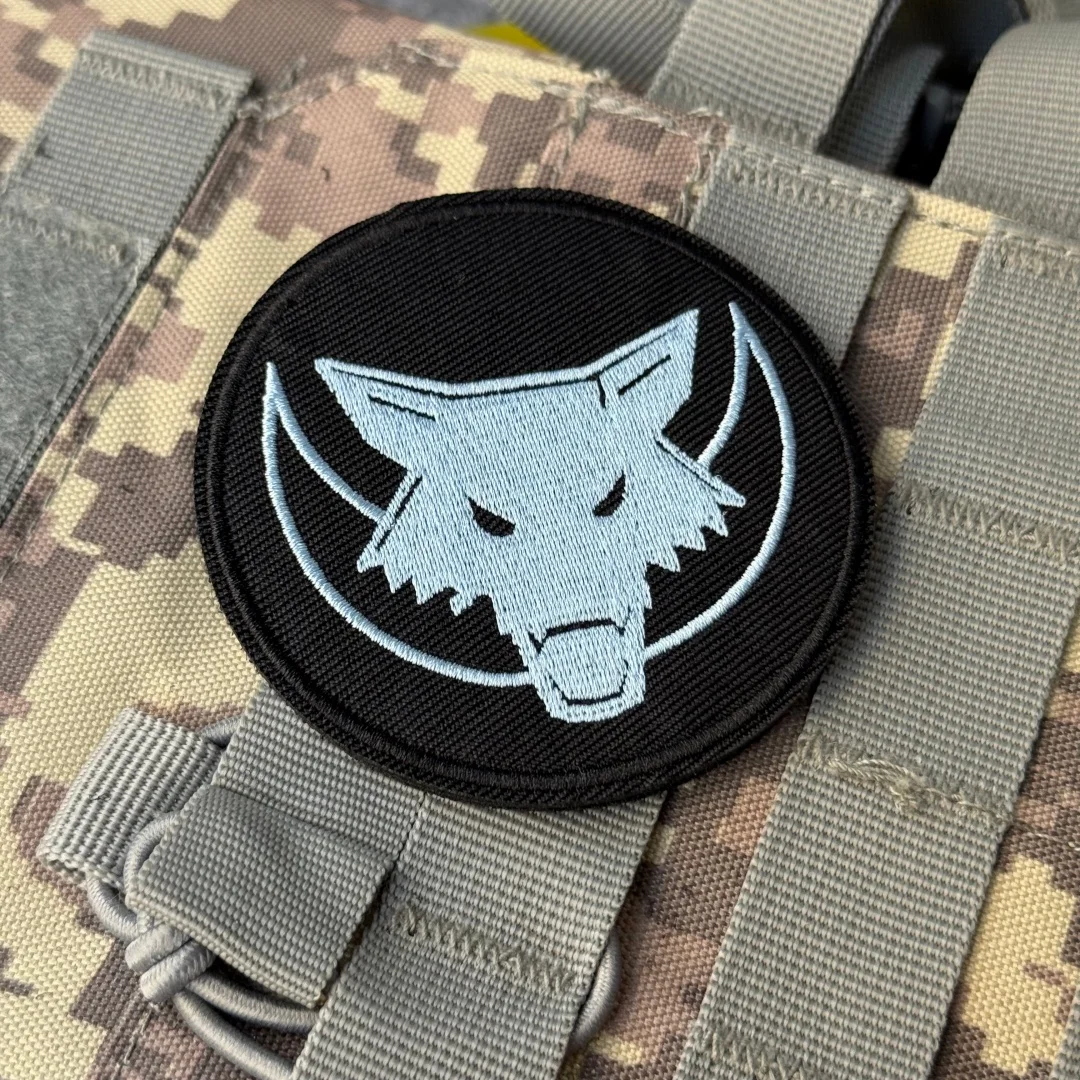 Parche de lobo táctico, insignia de moral bordada, apliques, parches militares de gancho y bucle para ropa, mochila al aire libre, pegatinas personalizadas - imagen 5