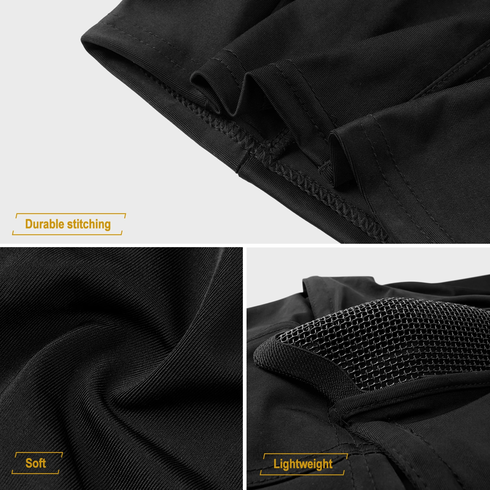 ONETIGRIS Máscara de malla tipo pasamontañas, máscara táctica Ninja con protección facial completa para exteriores - imagen 4