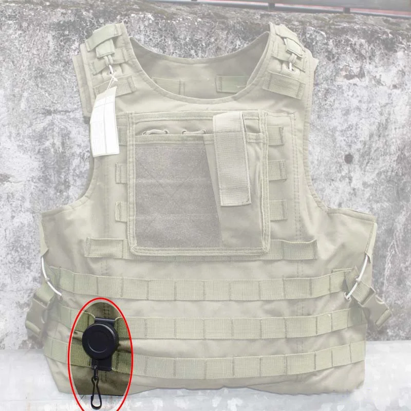 LLavero de cuerda de pistola telescópica multiusos, cuerda de alambre de acero, llavero retráctil de alto rebote, cuerda de seguridad especial para pistola - imagen 4