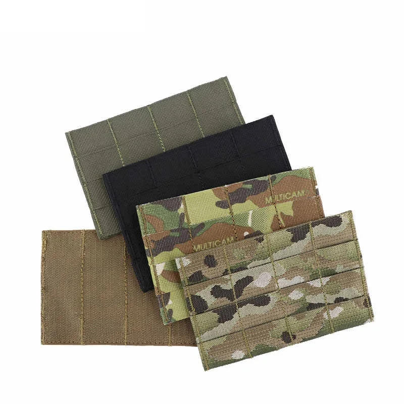 Placa adaptadora triple MOLLE 4x4 panel gancho expansión táctico - imagen 4