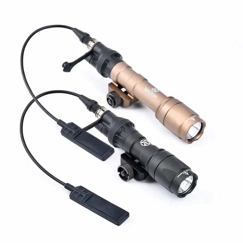 WADSN-linterna táctica M600C M300A Surefir M600 M300, Mini arma de caza, luz de explorador, interruptor de doble función constante momentáneo - imagen 4