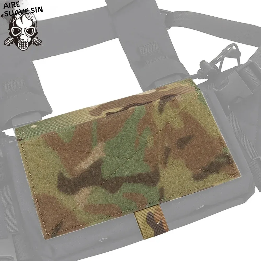 Gancho táctico con solapa completa Mk4, aparejo de pecho, Micro lucha, Velcro, chaleco de caza con solapa completa, cubierta de Panel frontal colgante para el pecho - imagen 3