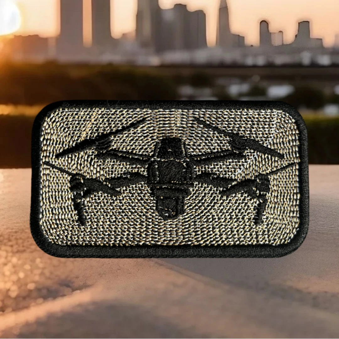 Insignia de moral táctica UAV, parches bordados de gancho y bucle para drones, pegatinas para mochila del ejército militar para ropa - imagen 2