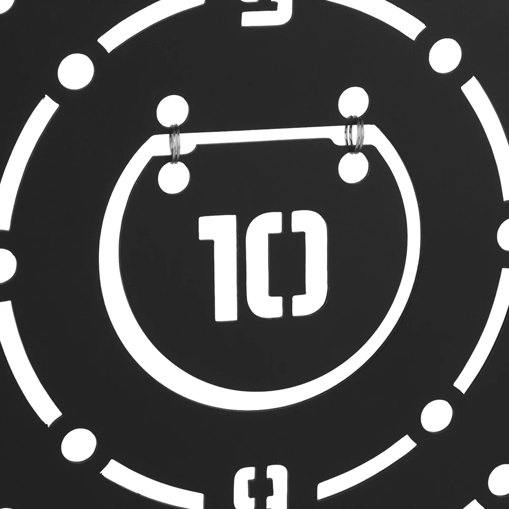 Objetivo de entrenamiento Circular de acero inoxidable, objetivo de entrenamiento de resistencia al impacto al aire libre, práctica de tiro, accesorios de caza - imagen 5