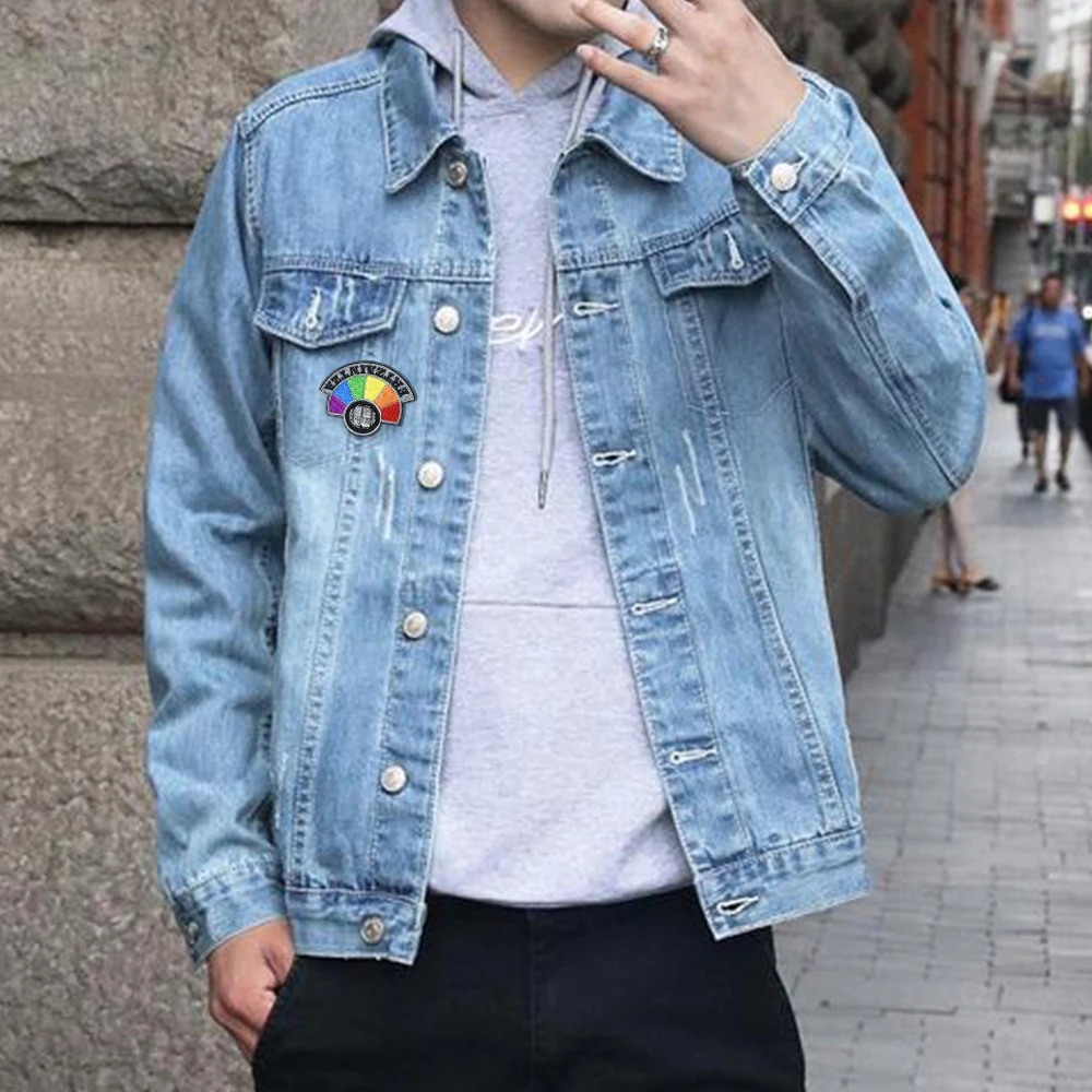 ERTZAINTZA parches bordados de letreros coloridos para ropa, apliques de chaquetas para planchar, parches frescos, insignias de ropa de costura - imagen 5