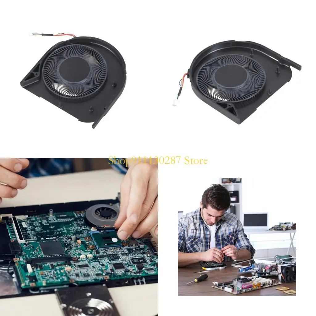 Ventilador enfriamiento CPU reemplazo original J1HC para L480 L490 L580 L590 LAPTOP ESTABLE SUMPIETADOR CALOR