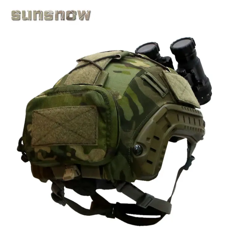 Cubierta de casco de caza táctica para deporte al aire libre para casco de combate OPS, cubierta de guardamanos - imagen 4