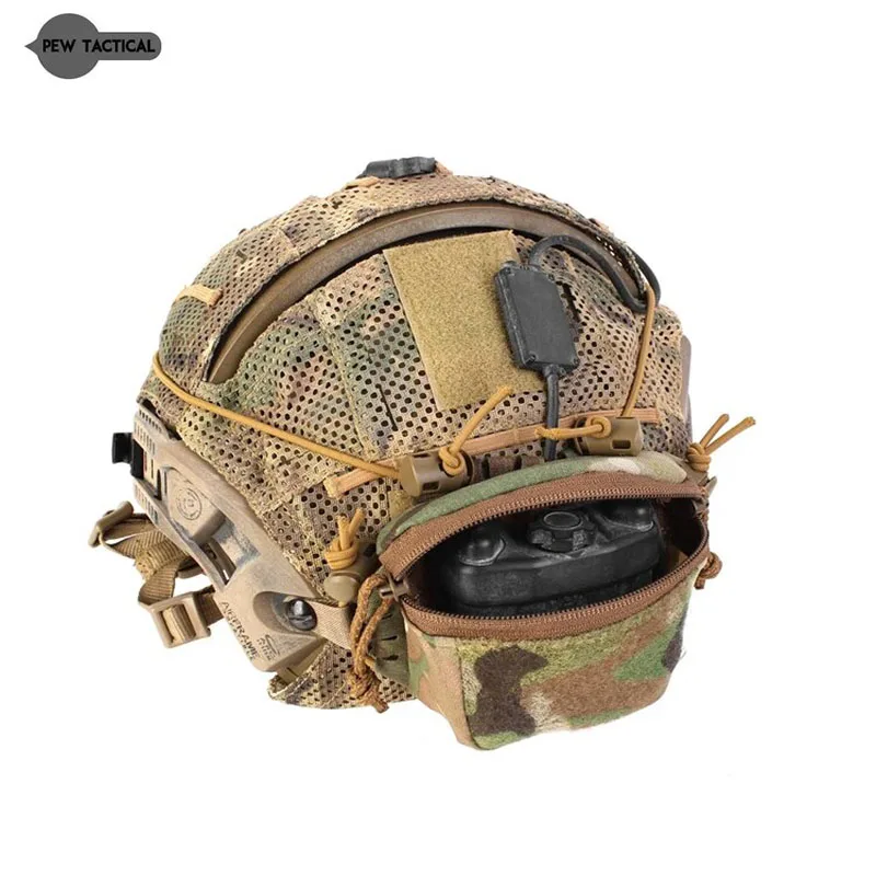 PEW TACTICAL SC estilo Universal casco bolsa trasera bolsa de batería NVG contrapeso bolsa de batería accesorios tácticos para casco UA92 - imagen 5