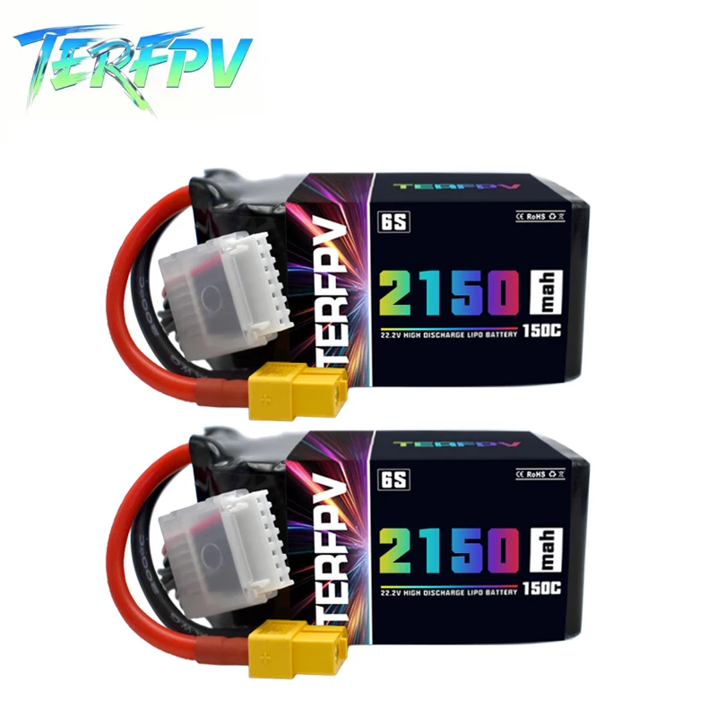 TERFPV Batería Lipo 6S 22,2V 150C para Drone FPV RC - imagen 3