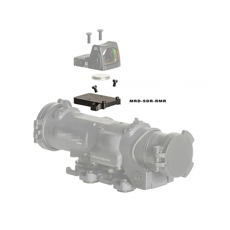 Placa de montaje táctica apta para el vista de punto rojo Elcan DR 1-4x/1,5-6x RM - imagen 3