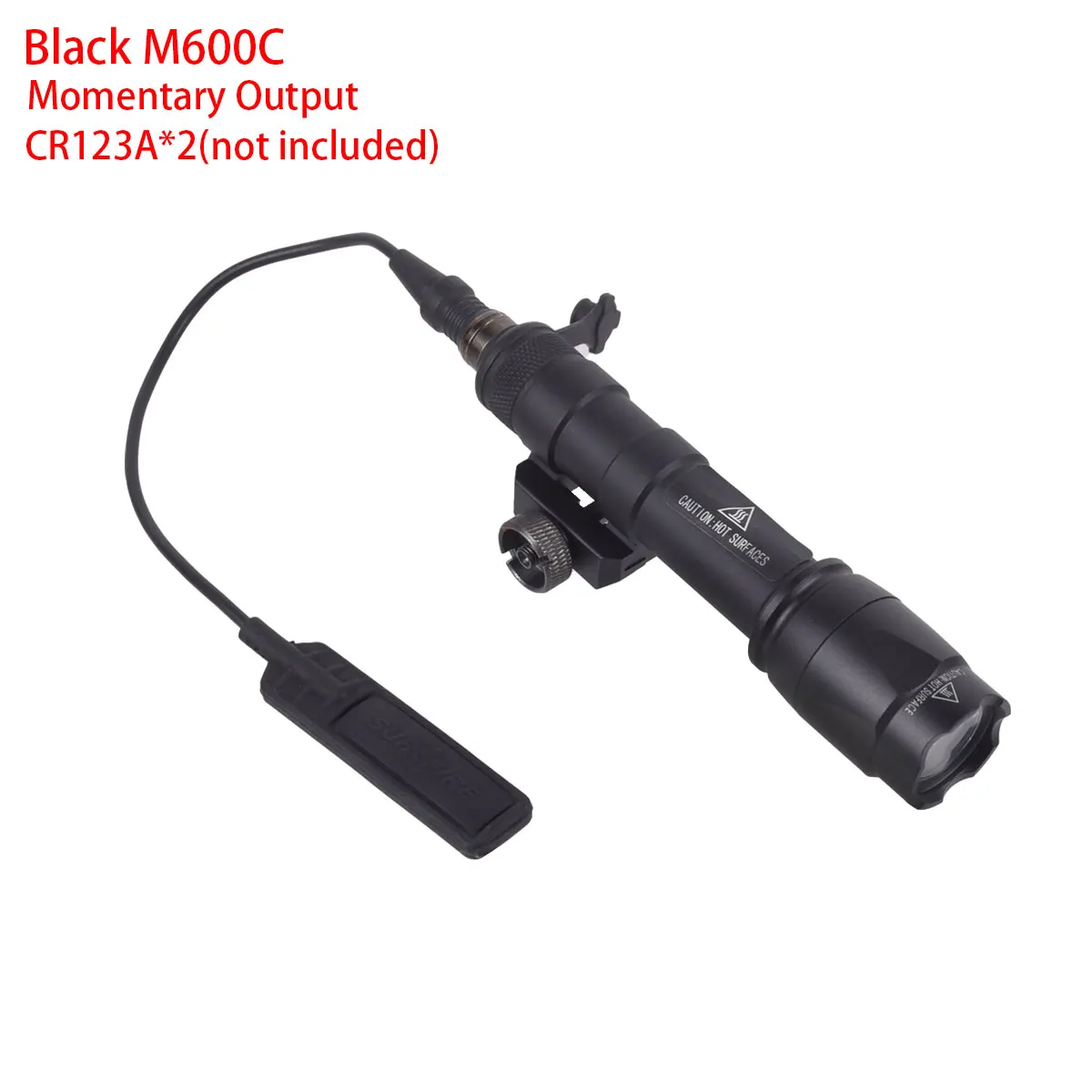 SureFire-linterna táctica para arma, M600, M600A, M600C, Airsoft, caza, explorador, Rifle, AR15, HK416, interruptor remoto Olight - imagen 3