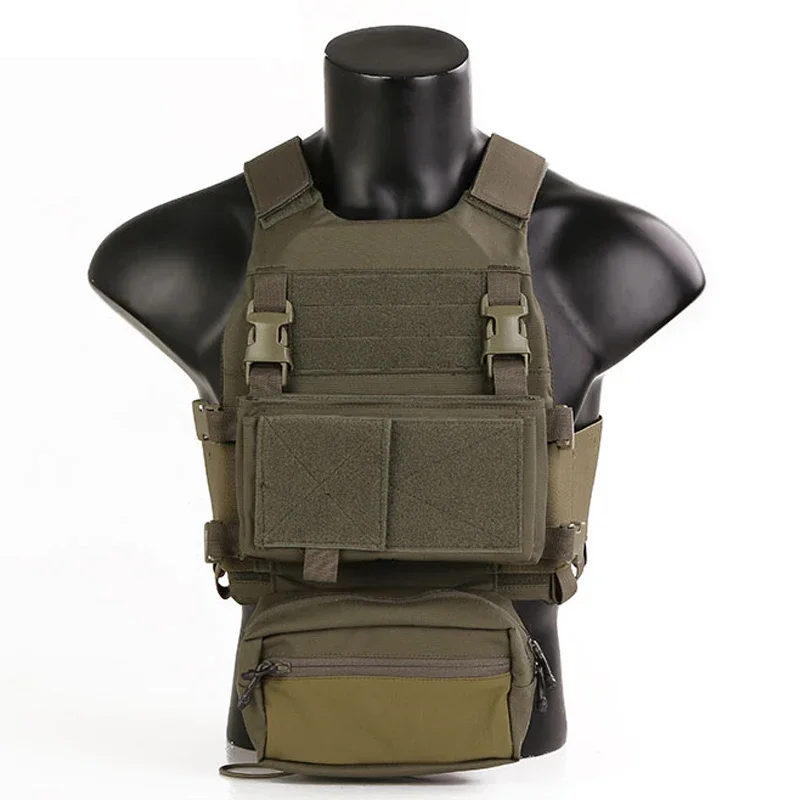 Emersongear-Chaleco táctico para estilo FCS con equipo de pecho MK, armadura corporal, chaleco de caza Airsoft, Camping, senderismo, EM7407 - imagen 2