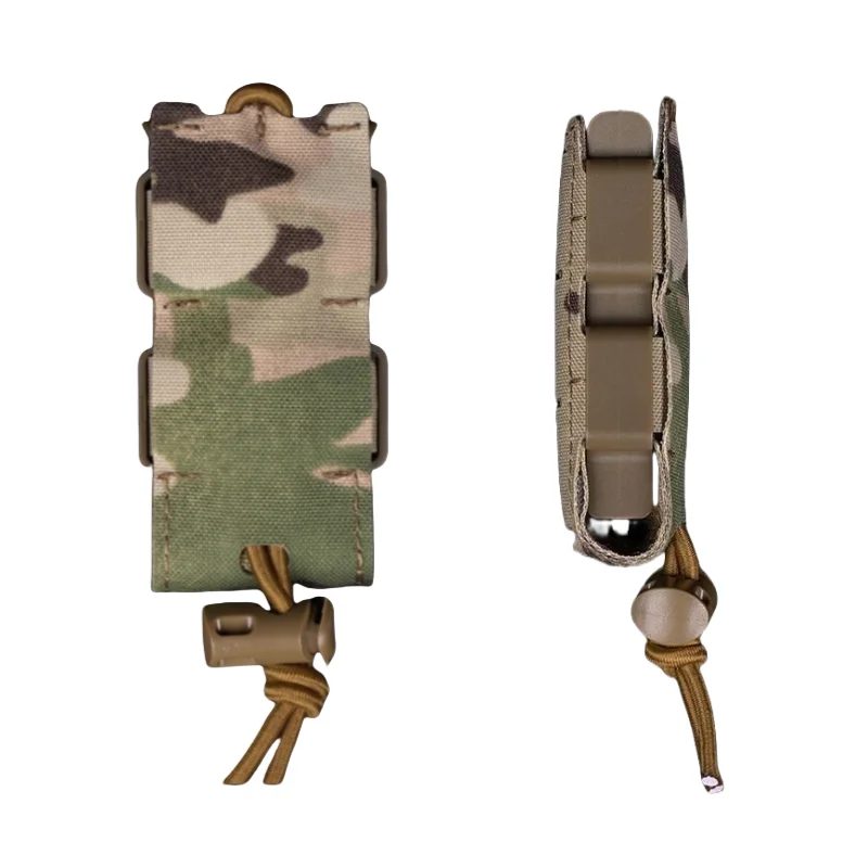 Funda pistola táctica extracción rápida MOLLE camuflaje - imagen 4