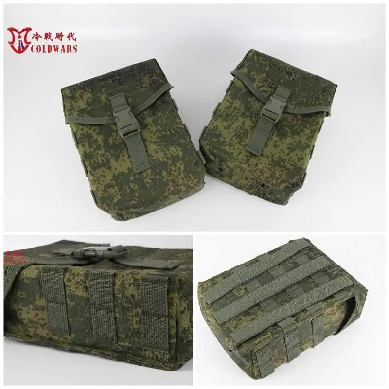 Bolsa multifuncional MOLLE PKM para revistas, camuflaje de ruina EMR/ATFG para chaleco táctico ruso 6SH117, accesorios, 1 Uds. - imagen 3