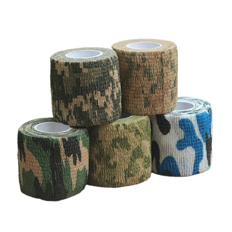 Cinta camuflaje tactica autoadhesiva no tejida para caza y militar - imagen 4