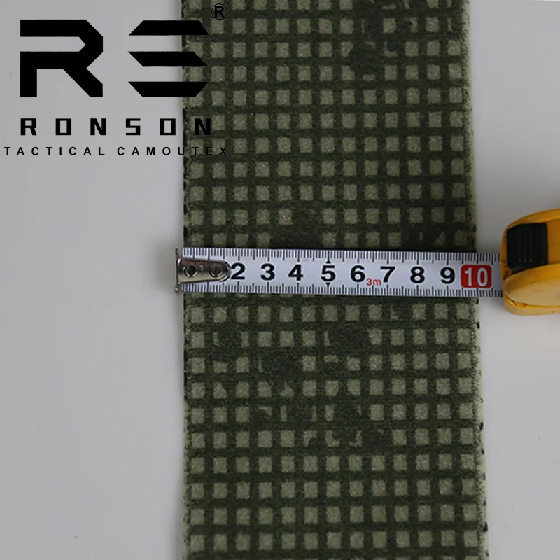 Correas de superficie de lana de camuflaje nocturno del desierto, ropa de caza, puños de manga, tiras de bucle, 10cm de ancho, 1M de longitud - imagen 4
