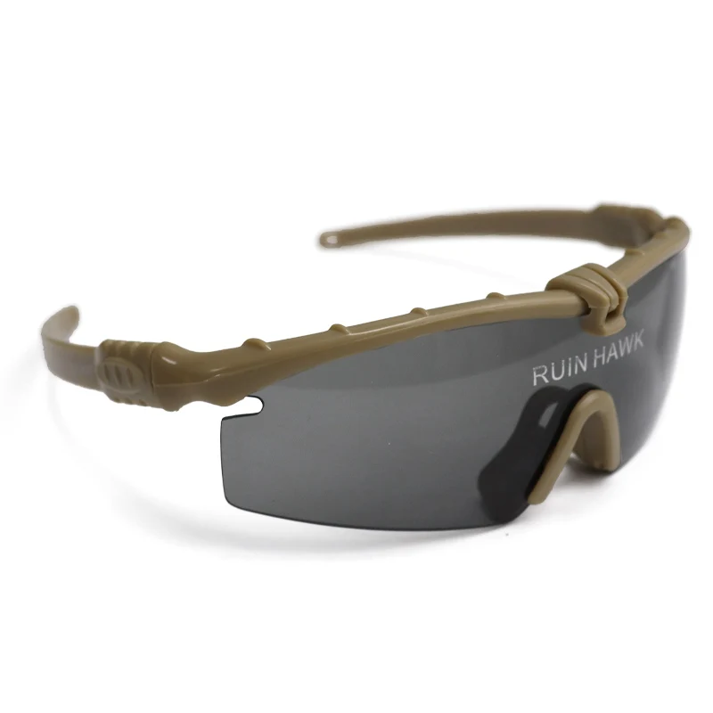Gafas tácticas militares de caza, gafas de seguridad para entrenamiento, Camping, senderismo, equipo al aire libre, tiro, rifles Airsoft, gafas de sol - imagen 5