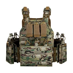 Chaleco táctico MOLLE camuflaje transpirable resistente exterior
