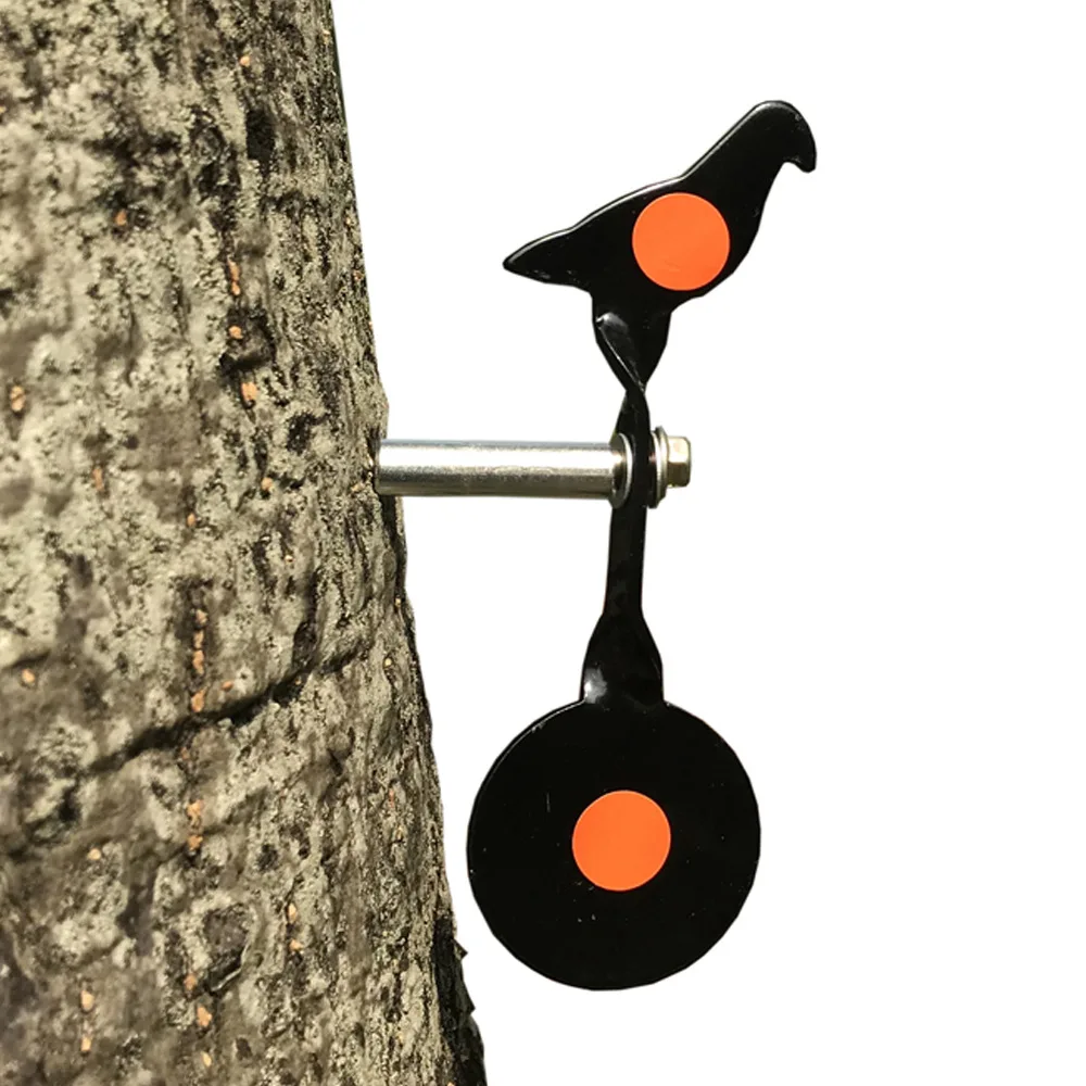 Objetivo de tirachinas engrosado de 3 mm resistente al disparar objetivo de práctica tratado con árboles de metal para actividades al aire libre - imagen 2
