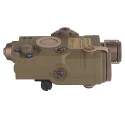 PEQ-15 linterna táctica láser rojo/verde e IR para airsoft