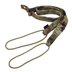 VULPO MK II Correa rifle táctica 2 puntos ajustable con karabiner
