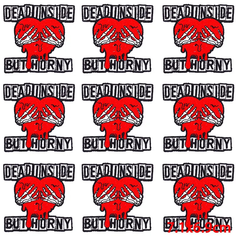 10 unids/lote de parches bordados de dibujos animados para ropa, parche Fusible para planchar en parches para ropa, parches bordados Hippie, pegatinas para coser - imagen 4