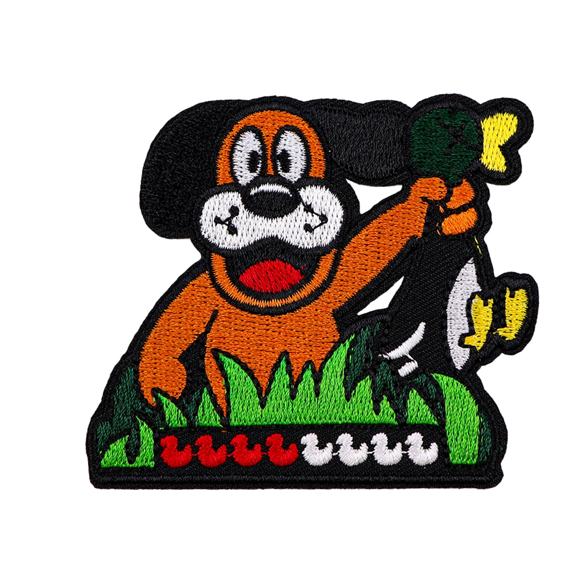 Parche divertido para planchar con forma de perro, parche para ropa, parche bordado de pato de dibujos animados, accesorios de ropa, pegatinas de costura - imagen 5