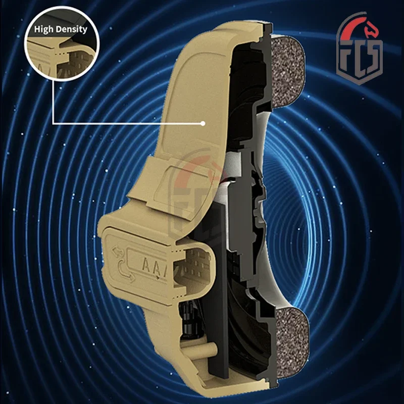 FMA FCS-TACTICAL Falcon Ears Pickup y reducción de ruido auriculares de comunicación táctica TB1490 Esports - imagen 3