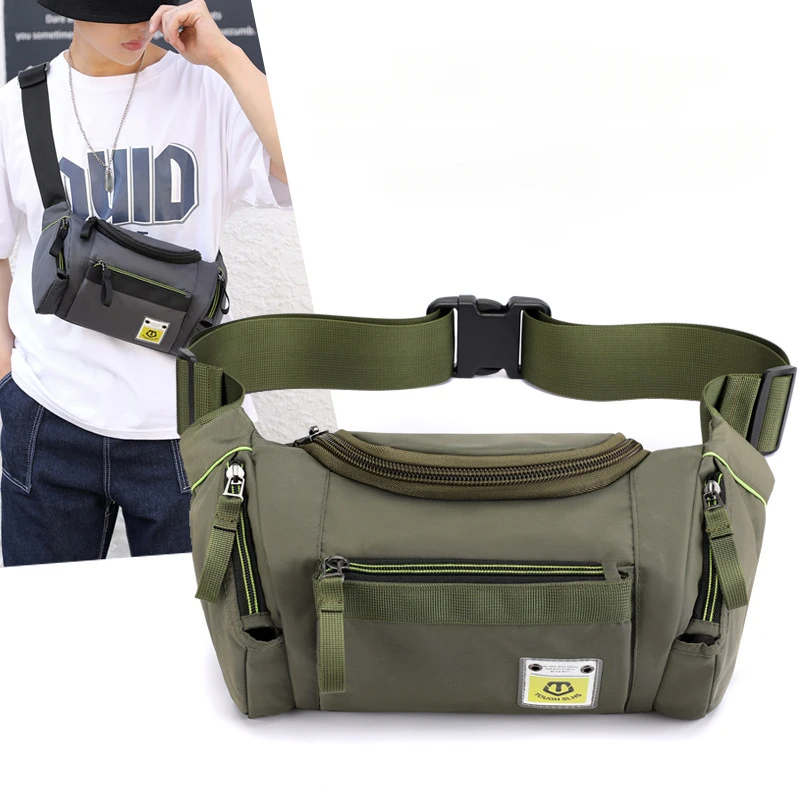 Riñonera resistente al agua para hombre y mujer, bolsa de cintura grande para senderismo, para llevar todos los teléfonos, para correr, caminar y viajar - imagen 2