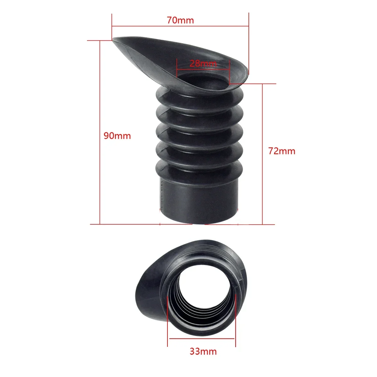 Protector ocular de mira para rifle de caza con goma antiimpacto - imagen 4