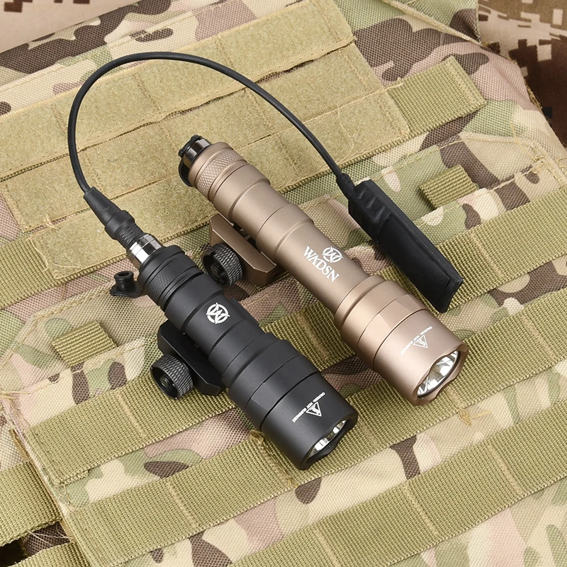 WADSN-linterna táctica M300 M600, luz de explorador de alta potencia, luz LED blanca M300C M600U, equipo de caza Airsoft apto para riel de 20mm - imagen 3