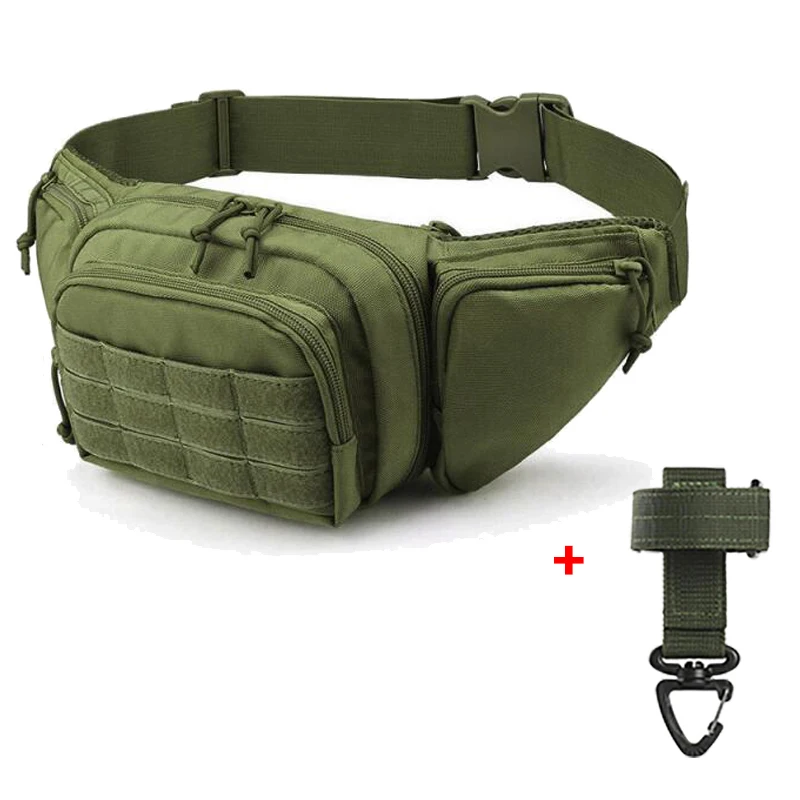 Riñonera táctica militar para hombre, bolsa de nailon para exteriores, senderismo, deportes, teléfono móvil, caza, montañismo, Camping - imagen 3