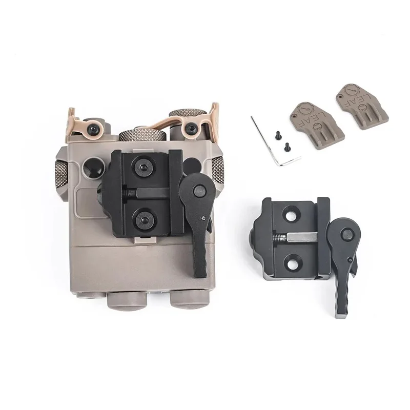 Soporte táctico DBAL A2 D2 QD Base de instalación rápida, montaje de Metal de plástico, accesorios de puntero láser PEQ 20mm, riel Picatinny
