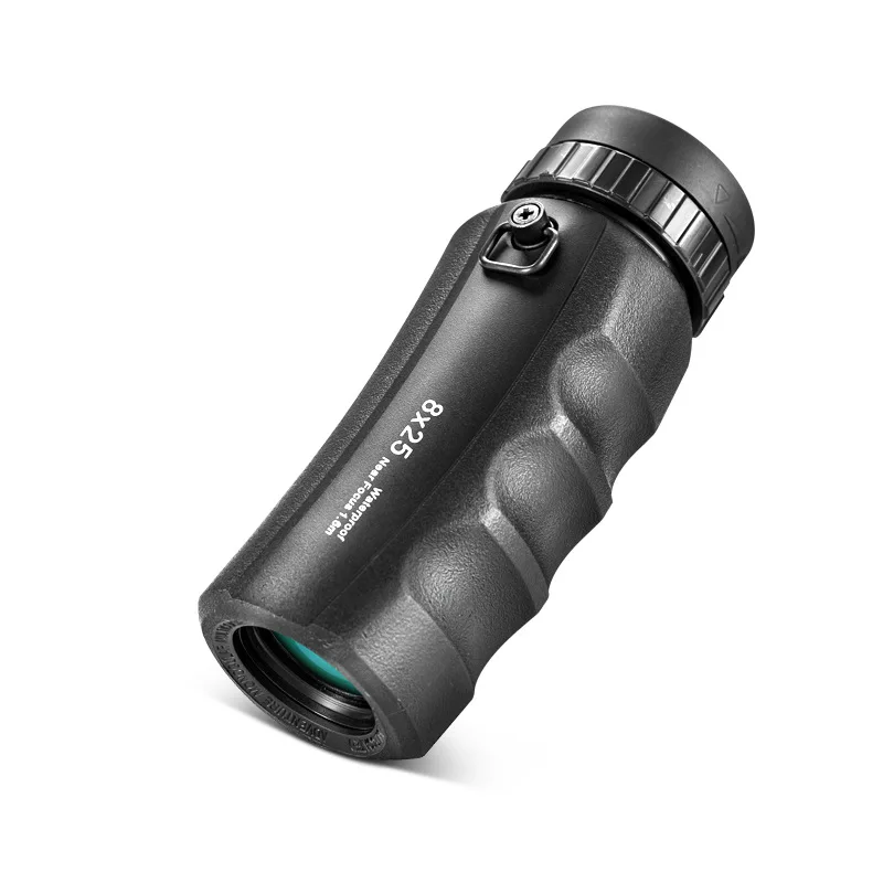 Potente Mini telescopio Monocular pequeño 8X25 10X25 HD IPX7, resistente al agua, recubierto de SMC, binoculares compactos de bolsillo para exteriores para turismo - imagen 5