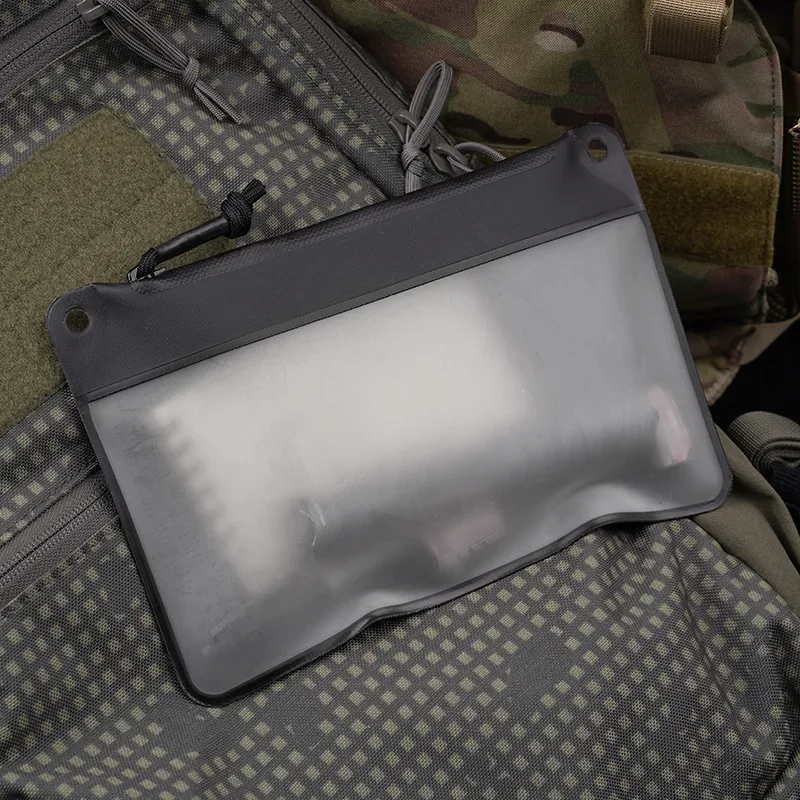 Bolsa impermeable táctica transparente para montañismo al aire libre, senderismo, Camping - imagen 3