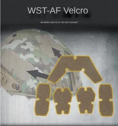 5 unids/set parches para casco hebilla mágica sujetador para casco táctico accesorios adhesivos parche de sistema Molle de WST-AF