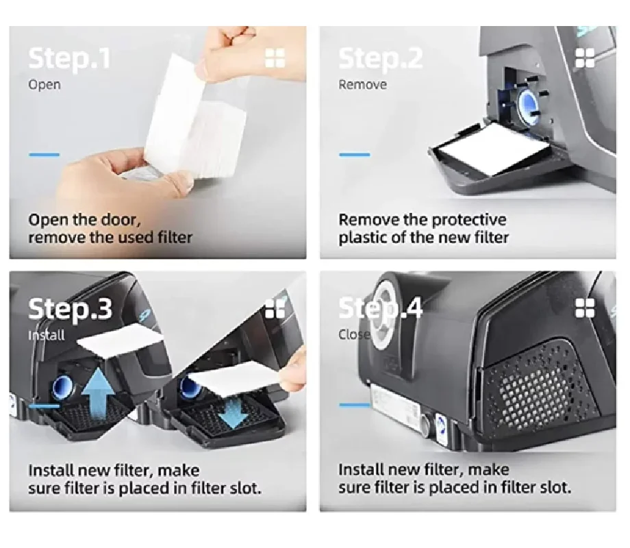 Filtro de espuma CPAP Universal, suministros de filtros desechables Premium para ResMed AirSense 10 S9-AirStart Series para Philips Respironics - imagen 5