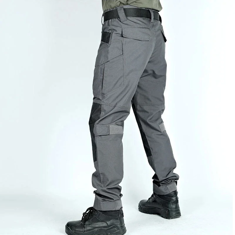 Pantalones tácticos militares para hombre, pantalones de combate, impermeables, multibolsillos, ropa informal, pantalones Cargo resistentes al desgaste, ropa de trabajo de escalada - imagen 4