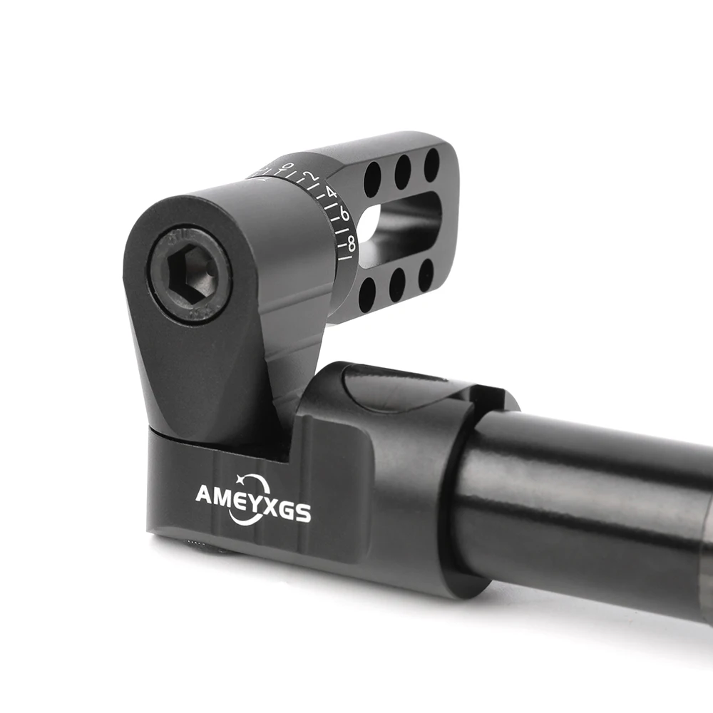 Estabilizador de arco de tiro con arco, barra en V de un solo lado, liberación rápida para barra de equilibrio, varilla estabilizadora, barra en V ajustable, objetivo de tiro con arco - imagen 4