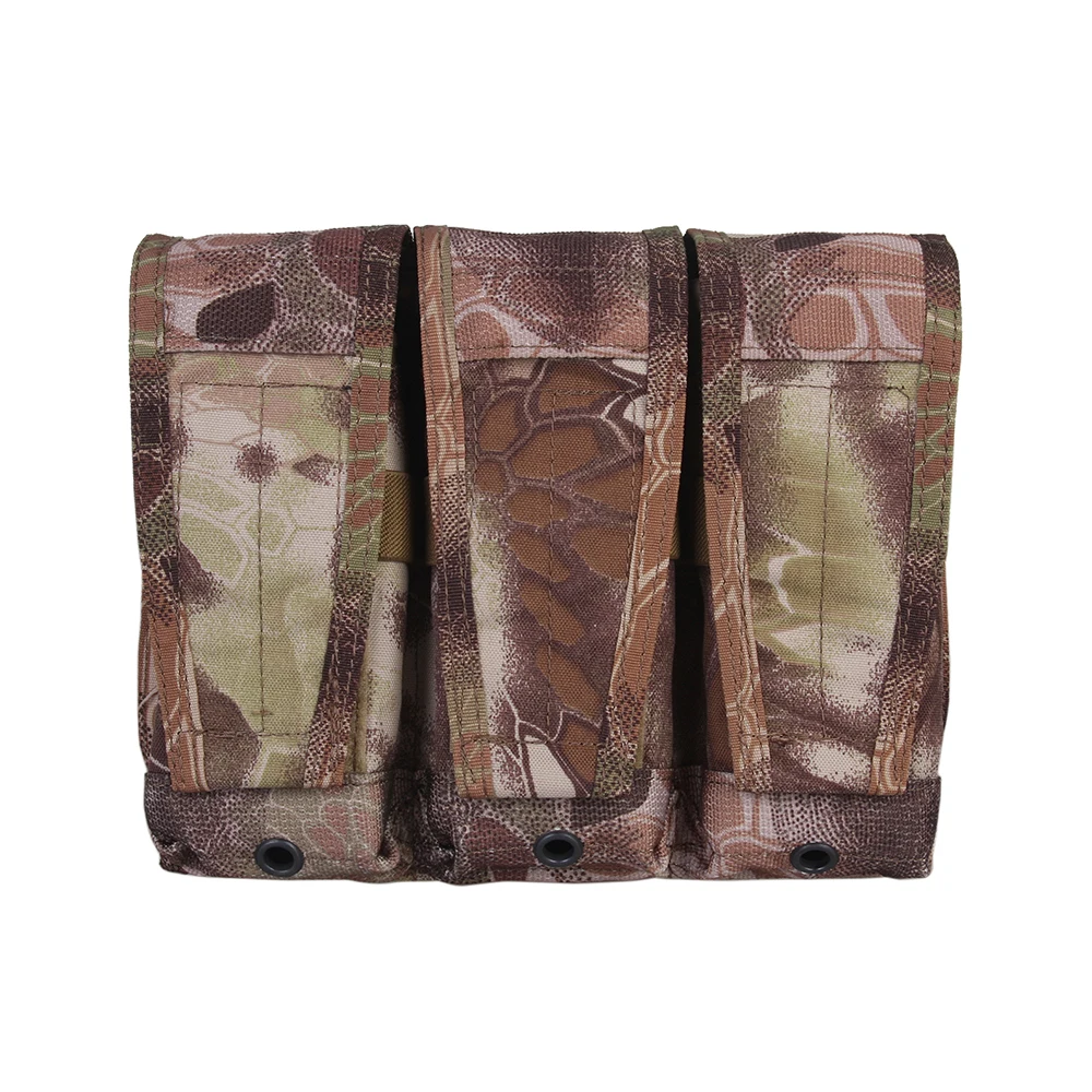 Emersongear, bolsa táctica con solapa Triple para revistas, bolsa de almacenamiento expuesta, Molle, caza, Airsoft, combate, nailon, 11,11 ventas - imagen 2