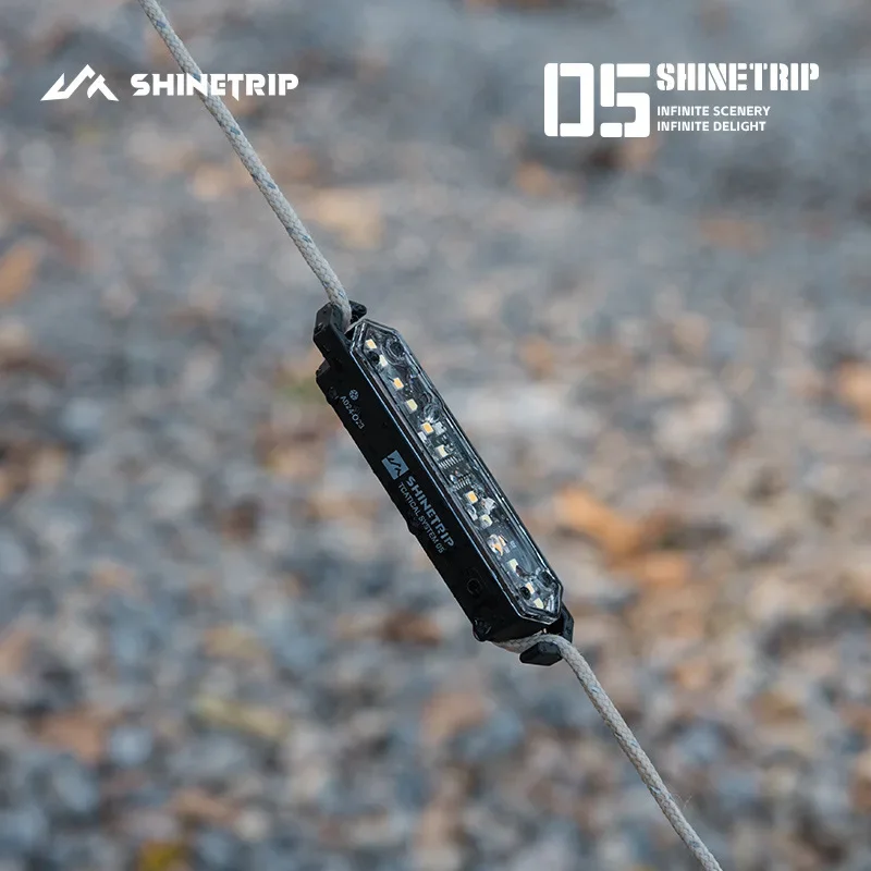 ShineTrip-luz de cuerda de viento táctica, iluminación de lectura, ligera, para acampar, luz ambiental portátil, luces de advertencia de cuerda de viento - imagen 5
