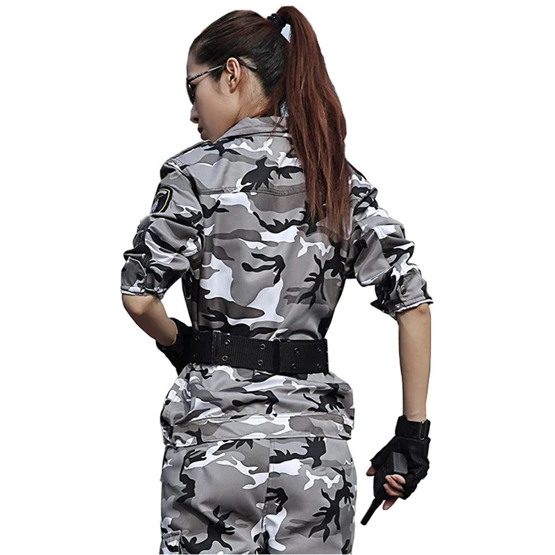 Uniforme de caza de camuflaje para hombre y mujer, chaqueta de senderismo, Pantalón Cargo, Uniforme Militar táctico CS Softair, ropa de trabajo - imagen 5
